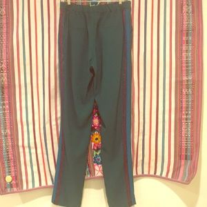 Anna Sui “jogging” pants with bling stripes S to M